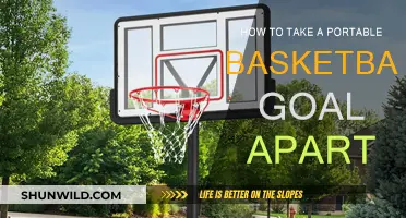 Dismantling Your Portable Basketball Goal: A Step-by-Step Guide