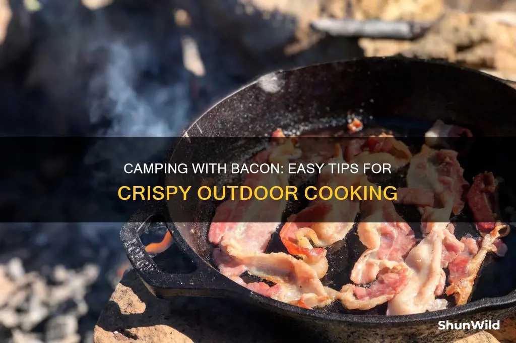 how to take bacon camping