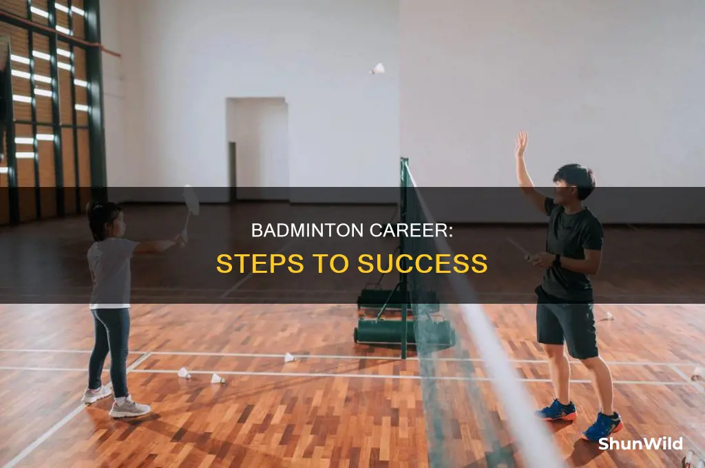 how to take badminton as a career