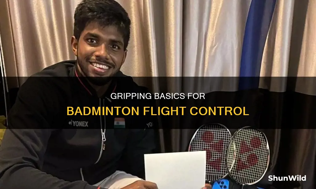 how to take badminton racket in flight