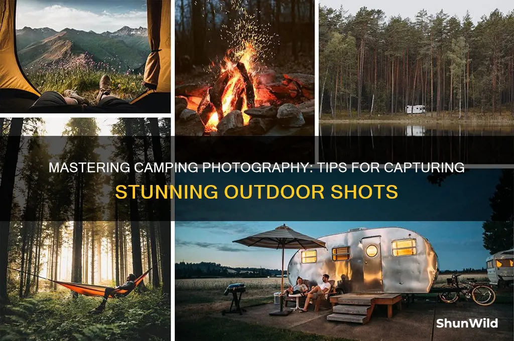how to take camping photos