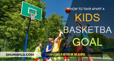 Dismantling a Kid's Basketball Goal: A Step-by-Step Guide