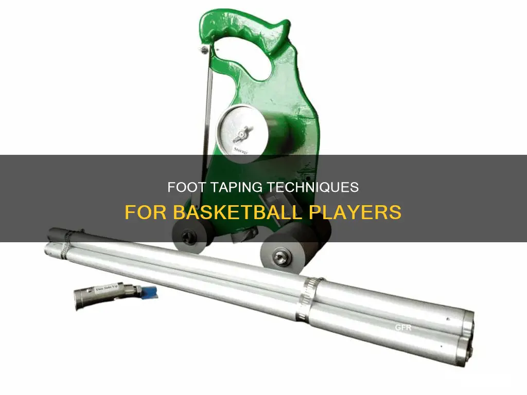 how to tape a foot for basketball