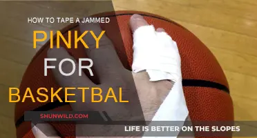 Taping a Jammed Pinky: Basketball Players' Guide