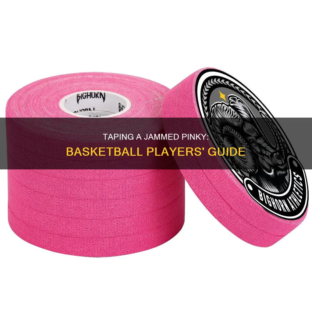 how to tape a jammed pinky for basketball