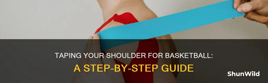 how to tape a shoulder for basketball