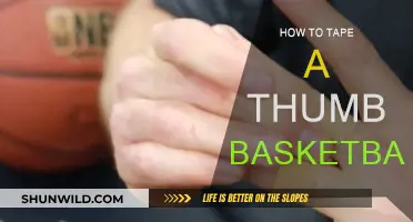 Taping Your Thumb for Basketball: A Step-by-Step Guide