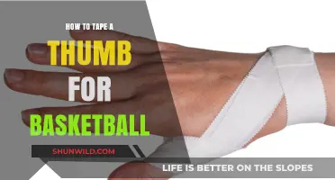 Taping Your Thumb for Basketball: A Step-by-Step Guide