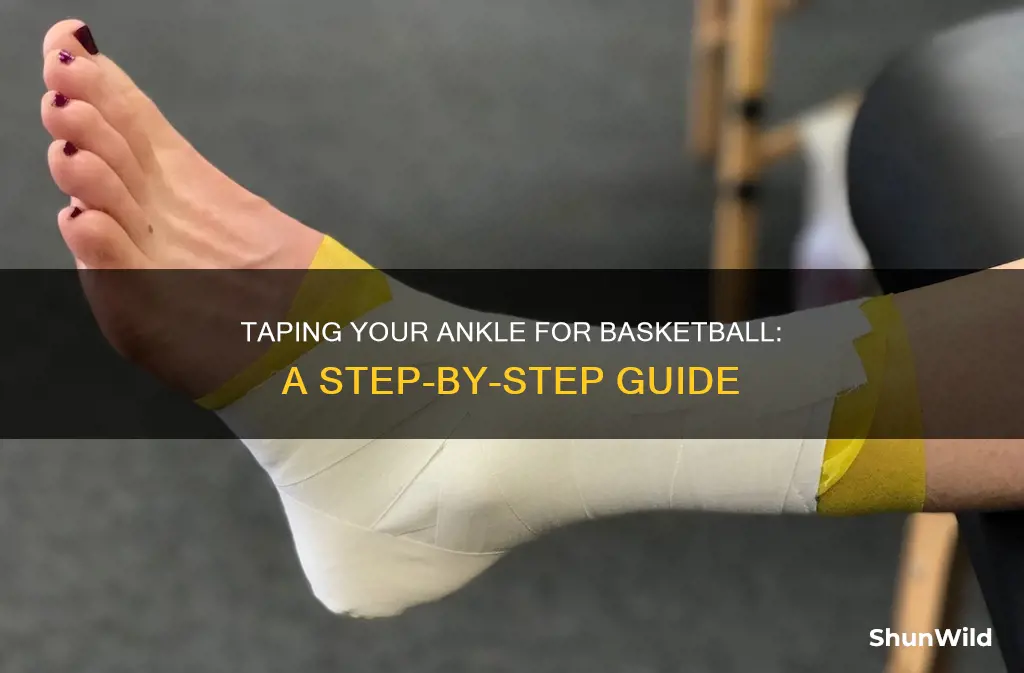 how to tape an ankle for basketball