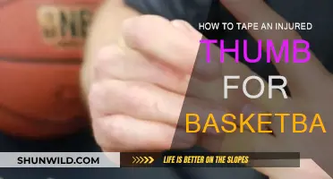 Taping a Thumb Injury for Basketball: A Guide
