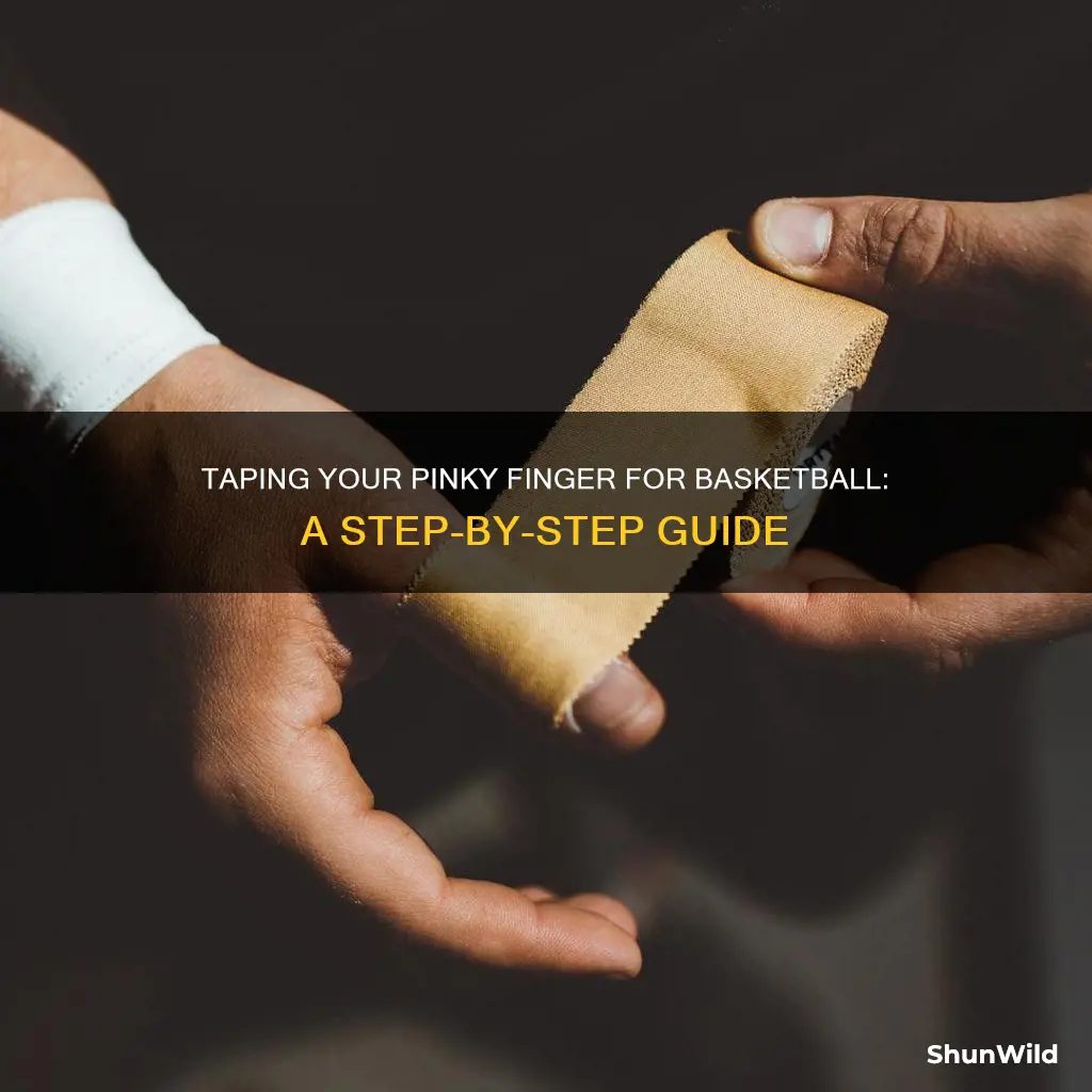 how to tape pinky finger for basketball