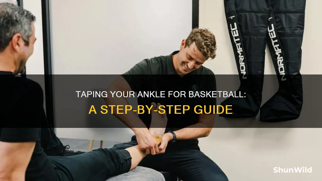 how to tape your ankle for basketball