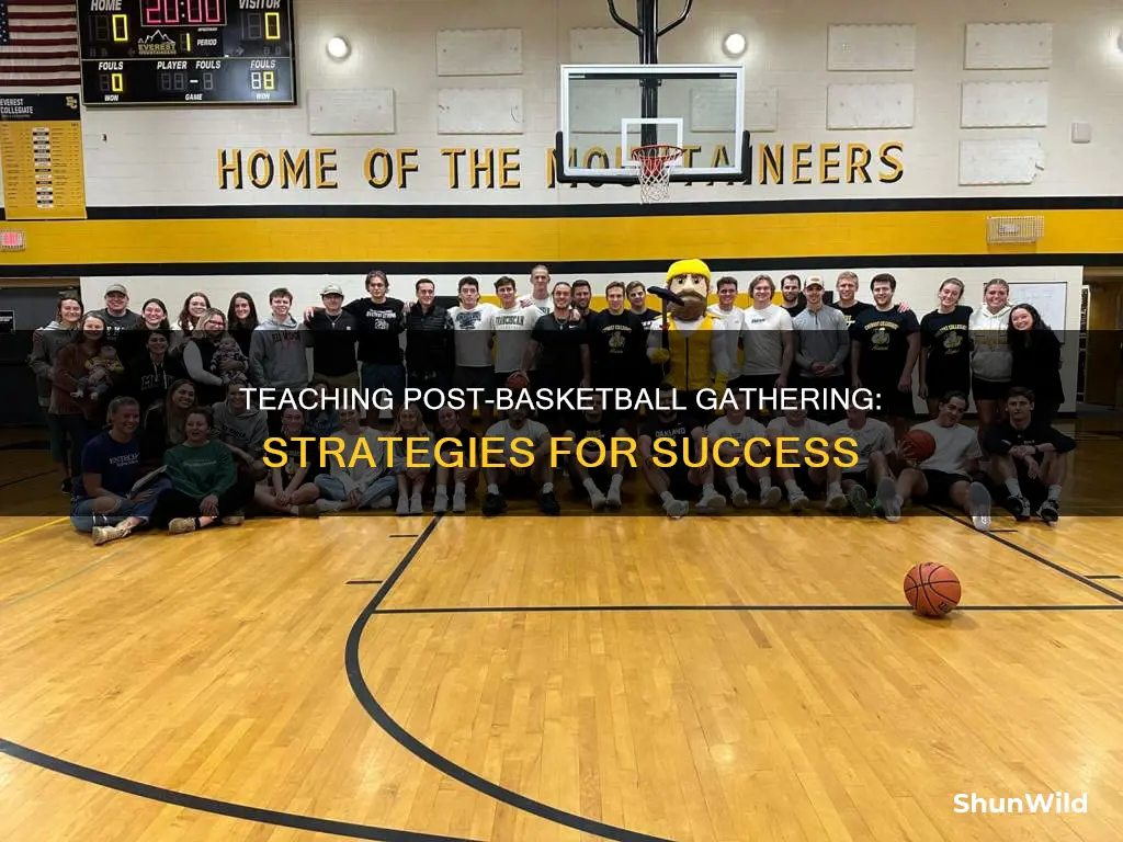 how to teach gathering in the post basketball