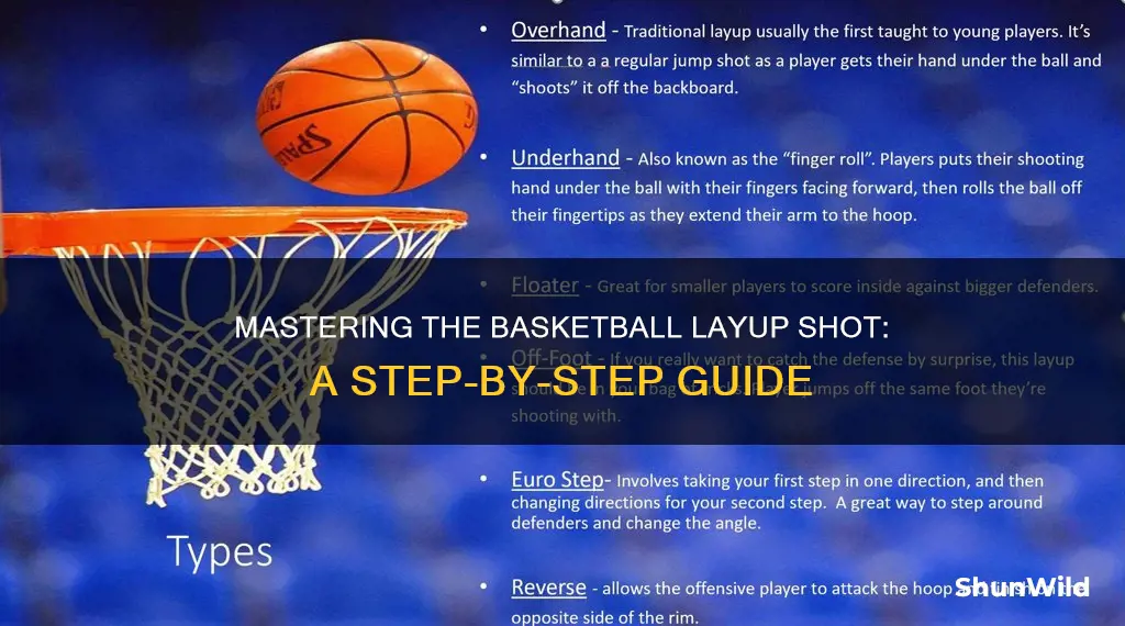 how to teach the layup shot in basketball