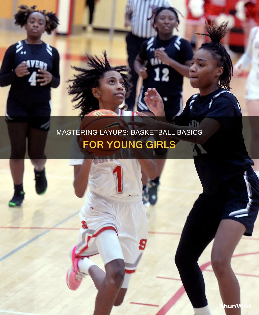 how to teach youtj girls layup in basketball