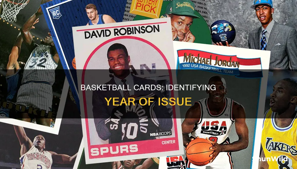 how to tell basketball cards by year