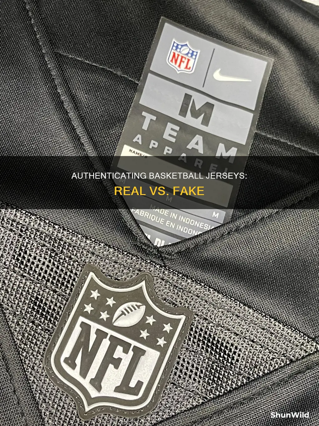 how to tell between real and fake basketball jersey