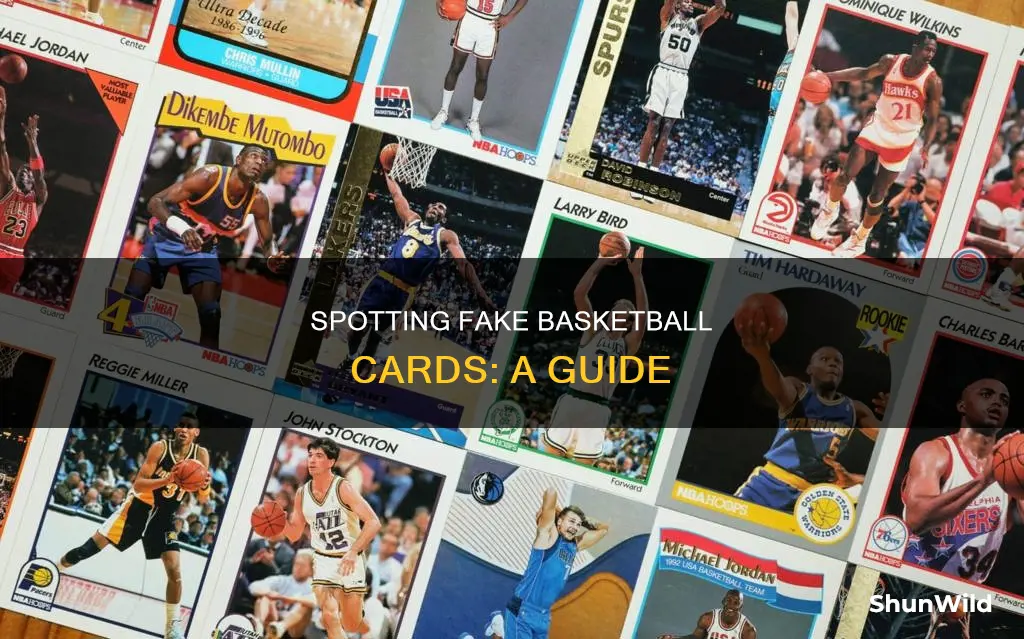 how to tell fake basketball cards