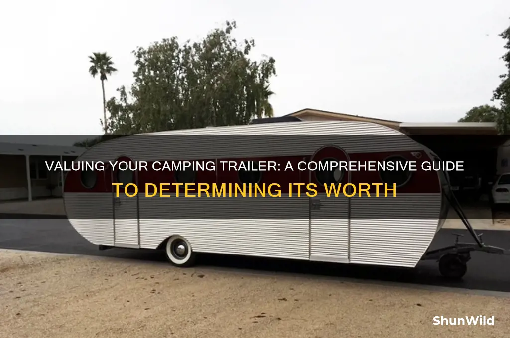 how to tell how much a camping trailer is worth