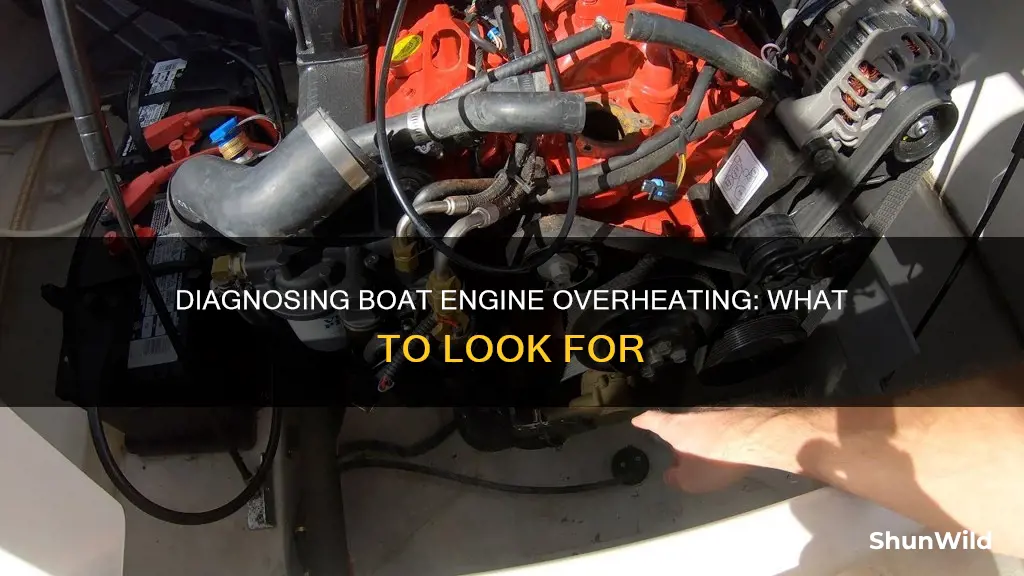 how to tell if a boat engine is overheating