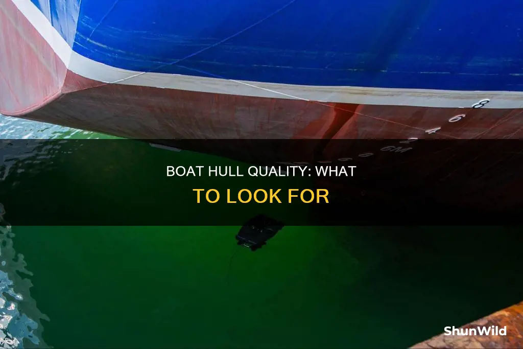 how to tell if a boat hull is good