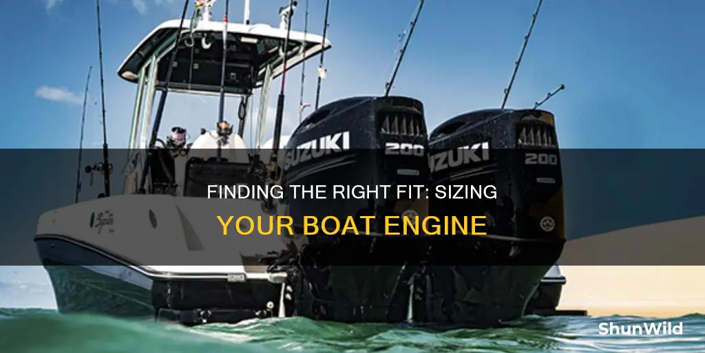 how to tell what size my boat engine is