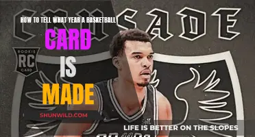 Dating Basketball Cards: Spotting the Year of Issue