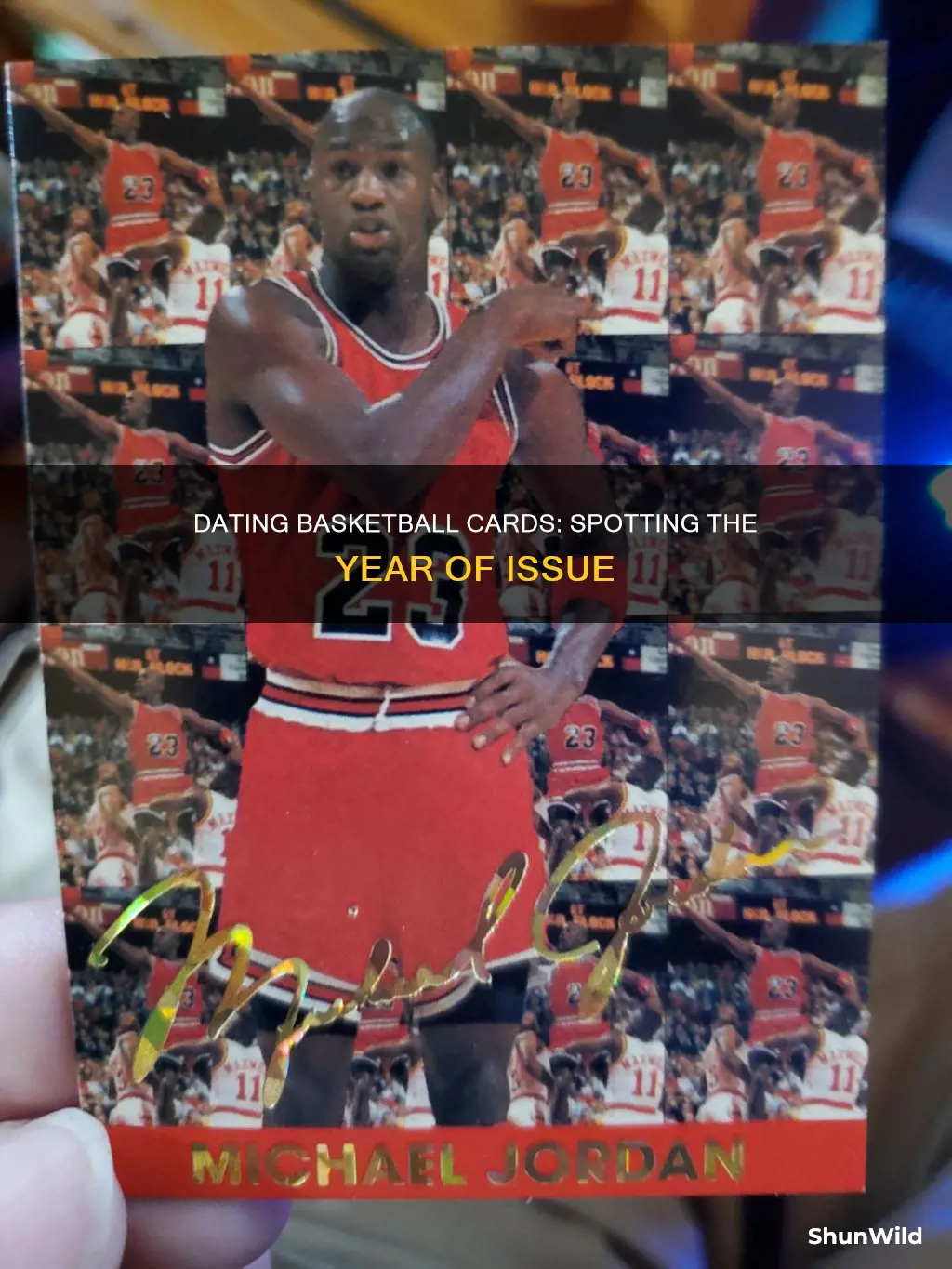 how to tell what year a basketball card is made
