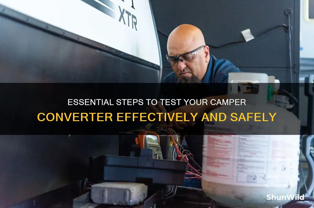 how to test camper converter