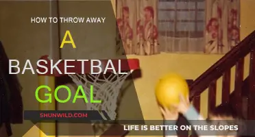 The Right Way to Dispose of a Basketball Goal