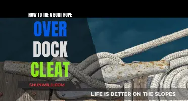 Secure Your Boat: Tying Rope to a Dock Cleat