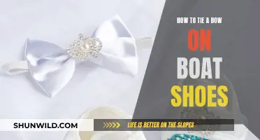 The Art of Tying a Bow on Boat Shoes