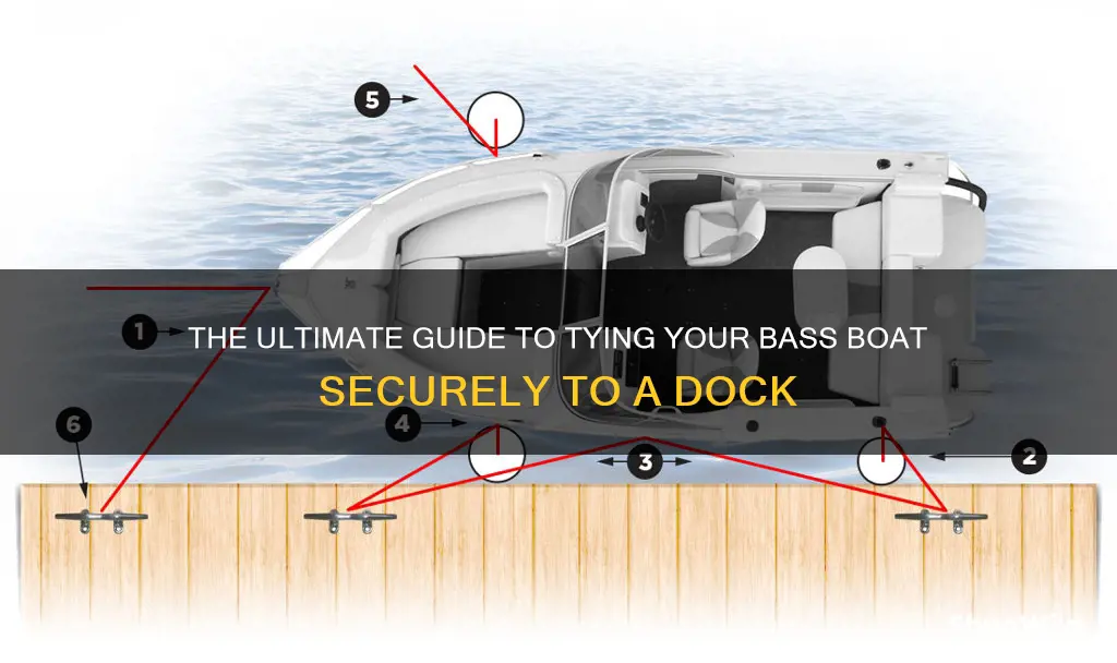 how to tie bass boat to dock