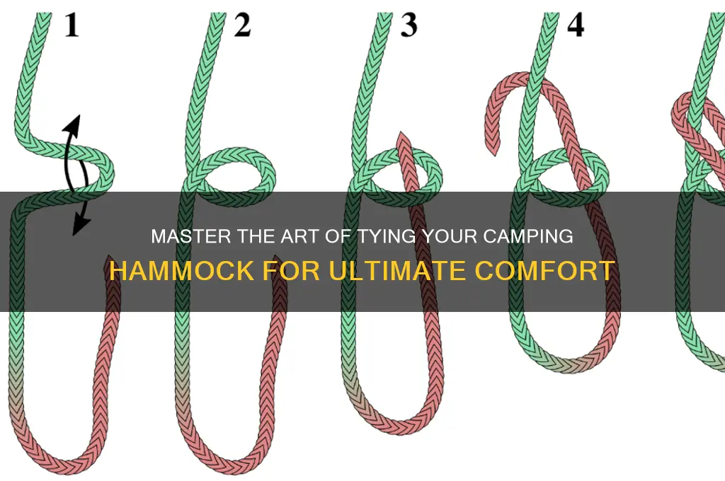 how to tie camping hammock