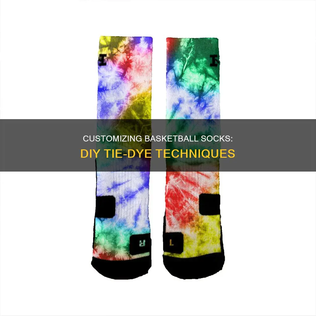 how to tie dye basketball socks