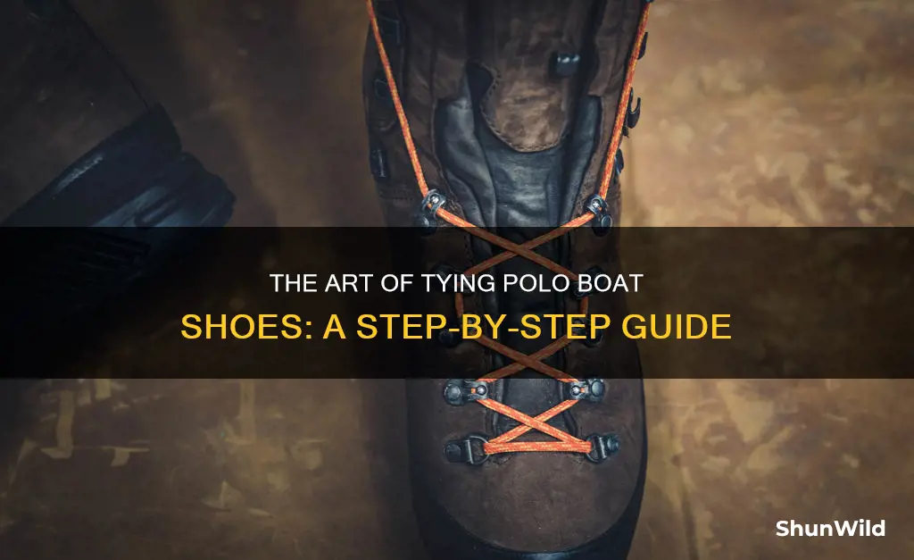 how to tie polo boat shoes