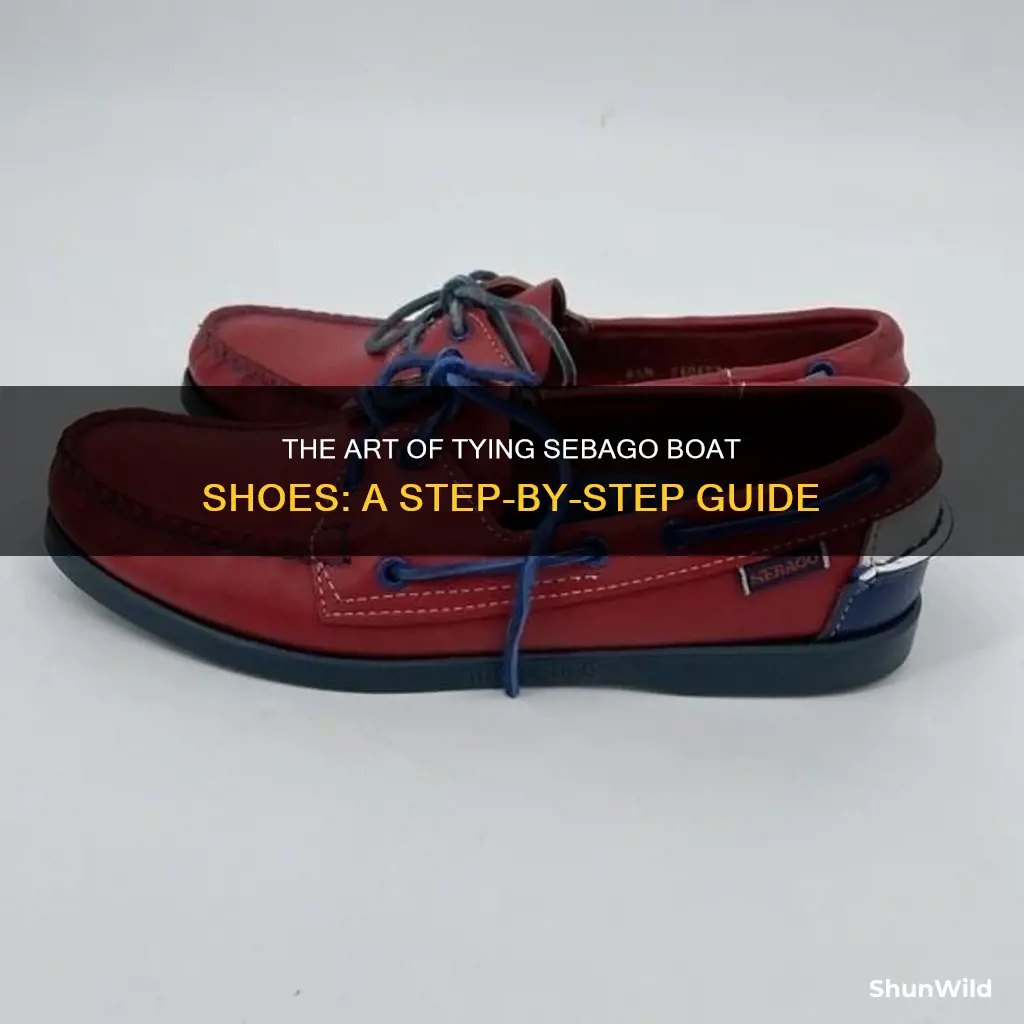 how to tie sebago boat shoes