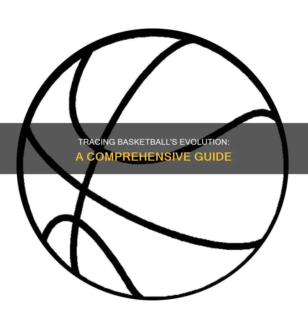 how to trace a basketball