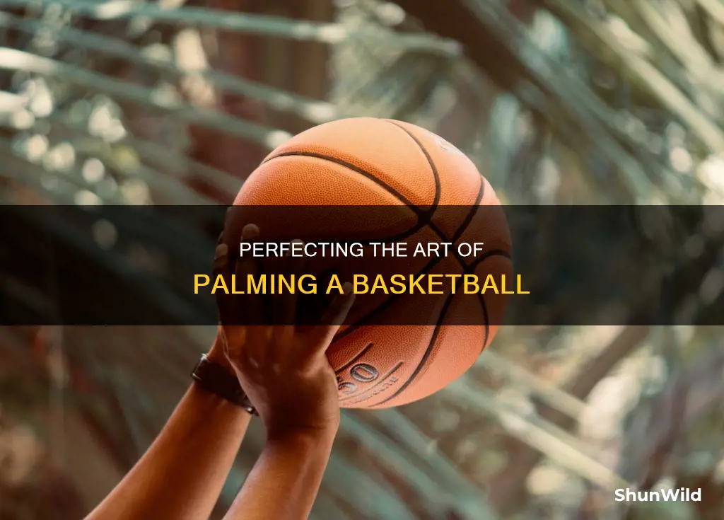 how to train to palm a basketball