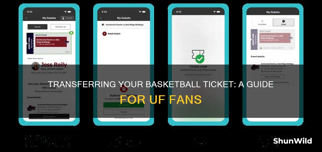 how to transder a basketball ticket uf