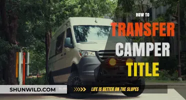 Transferring Your Camper Title: A Step-by-Step Guide for Owners