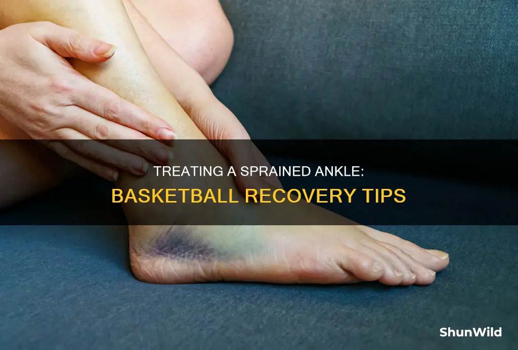 how to treat a sprained ankle basketball