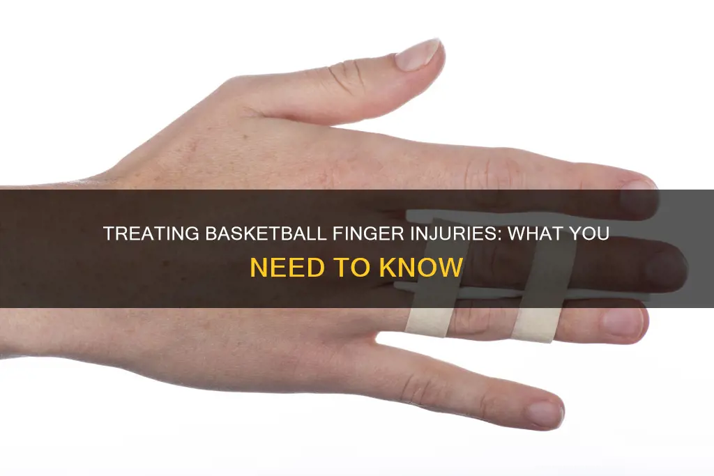 how to treat basketball finger injury