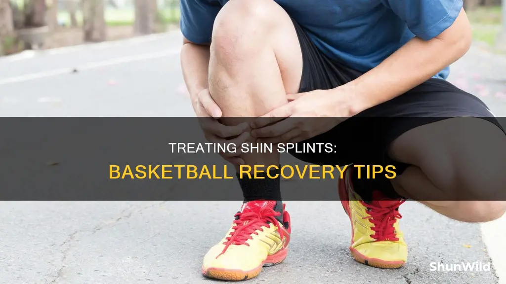 how to treat shin splints from basketball