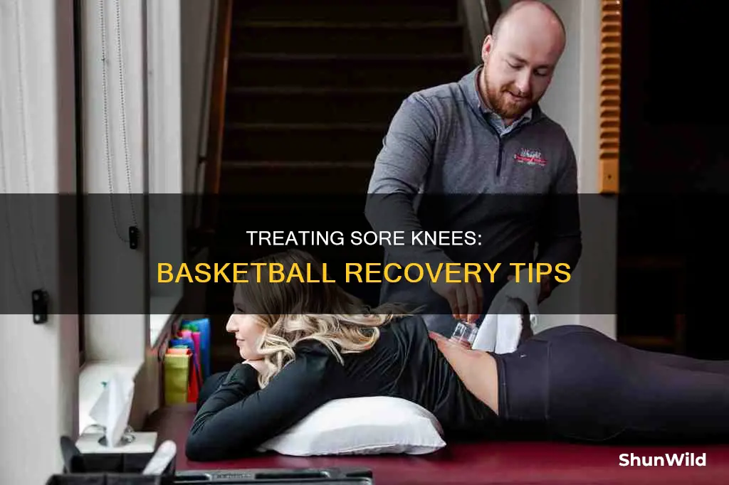 how to treat sore knees from basketball