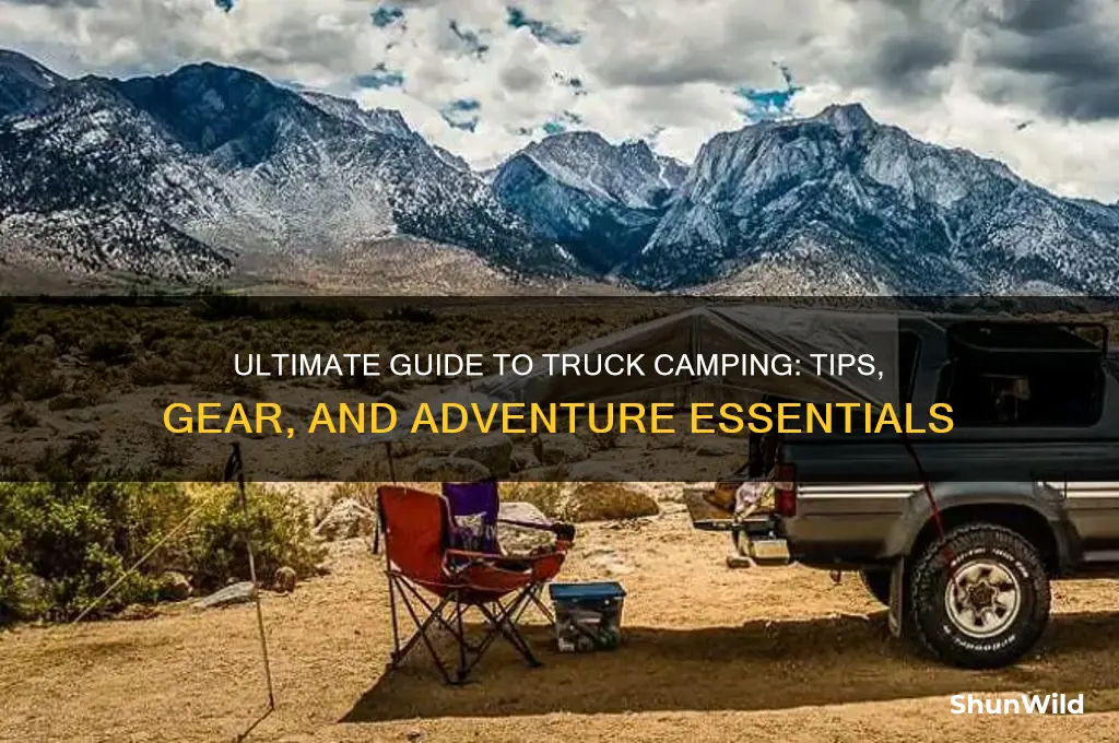 how to truck camp