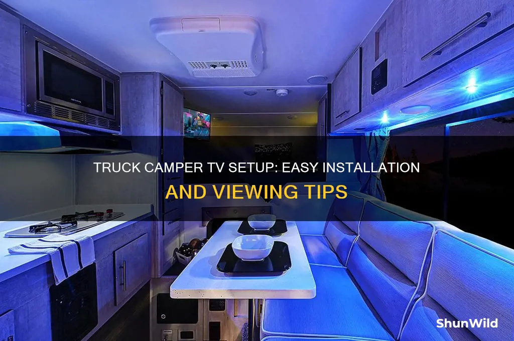 how to truck camper television
