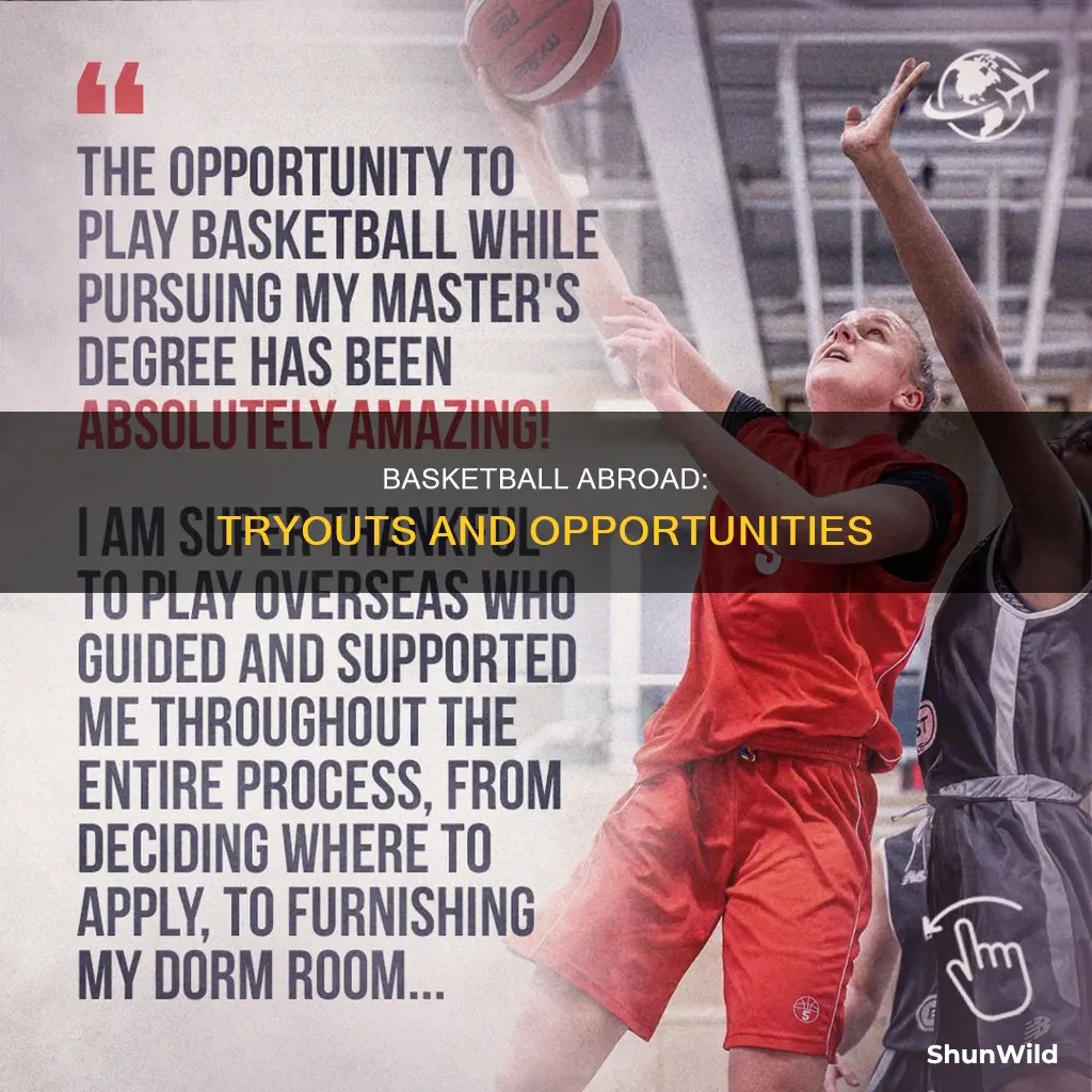 how to try out for overseas basketball
