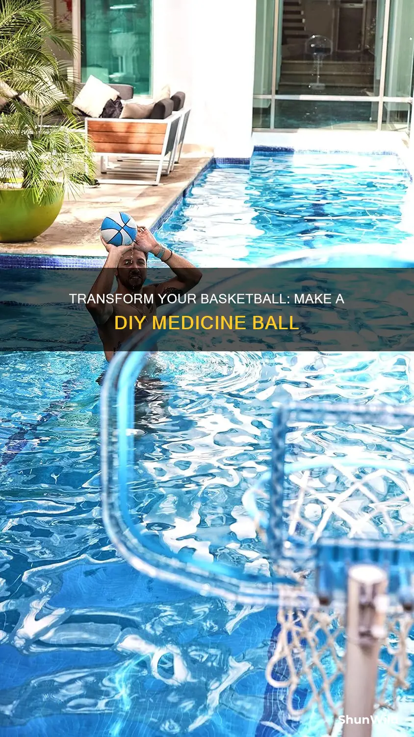 how to turn a basketball into a medicine ball