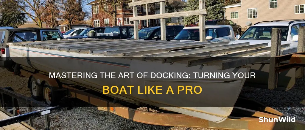 how to turn around a boat at the dock